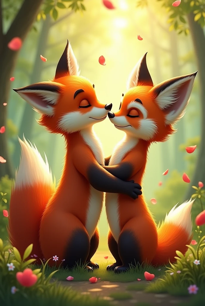 William and Fox, Keli and Panda Love

