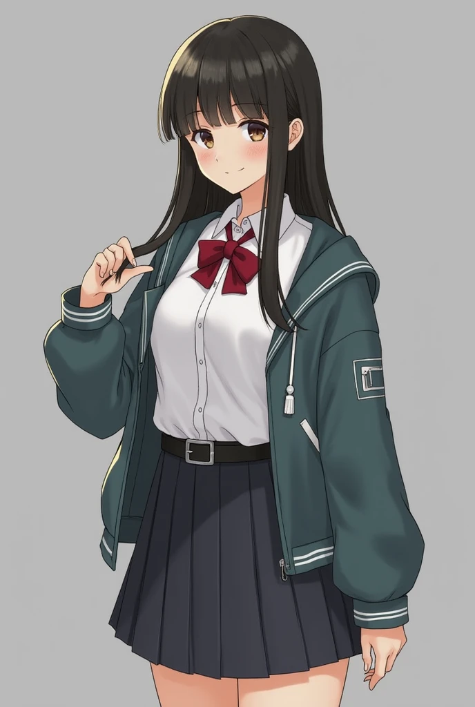 On all fours、high school girl