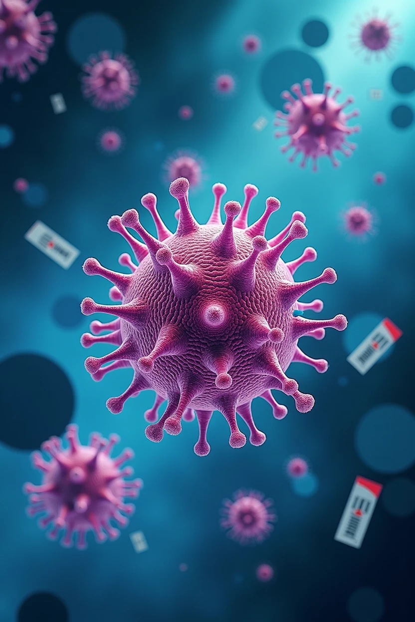 Cover or cover of the subject of veterinary virology and immunology 


