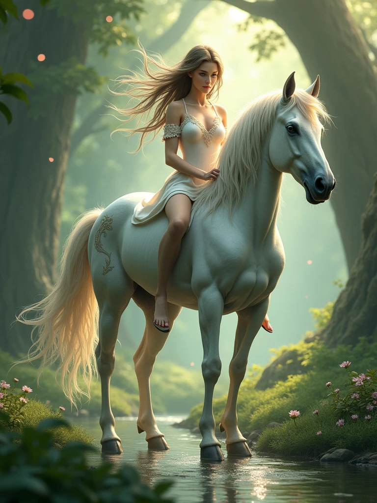 half woman creature, half mare