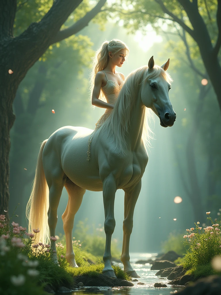 half woman creature, half mare