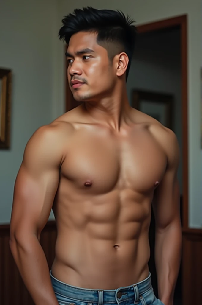 ((best quality)), ((masterpiece)), (detailed), show me my destiny person I am a discreet gay guy, I am Filipino Race