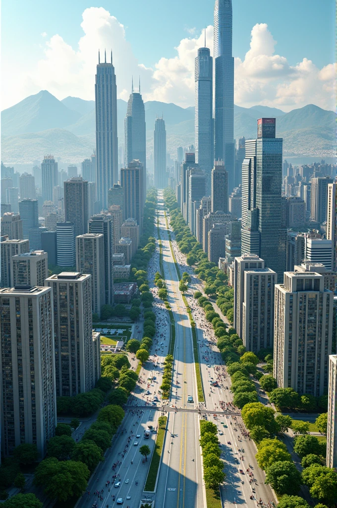 Create a model of a city