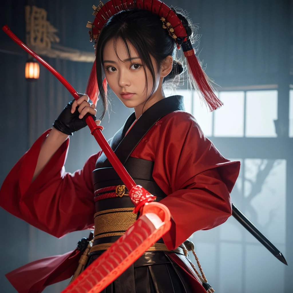 Female Samurai Slime Japanese Sword