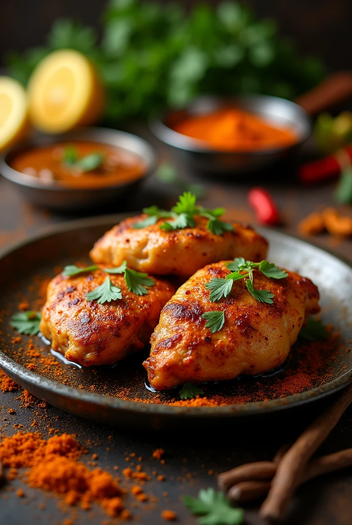 Chicken tawa piece