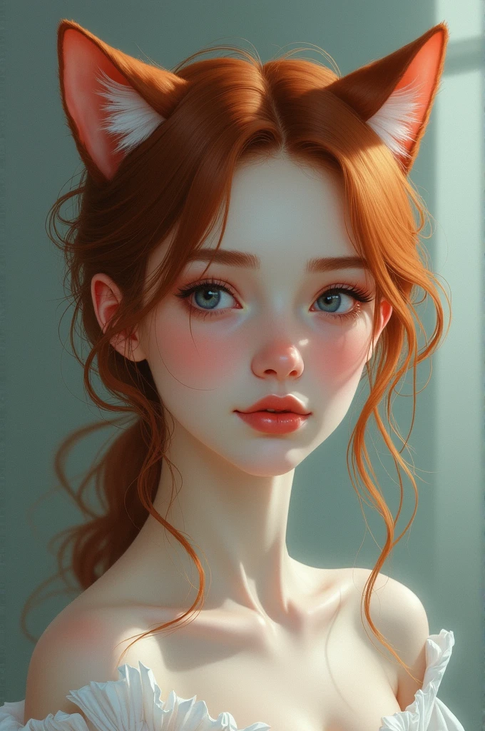 Caitlyn Akkerman with cat ears