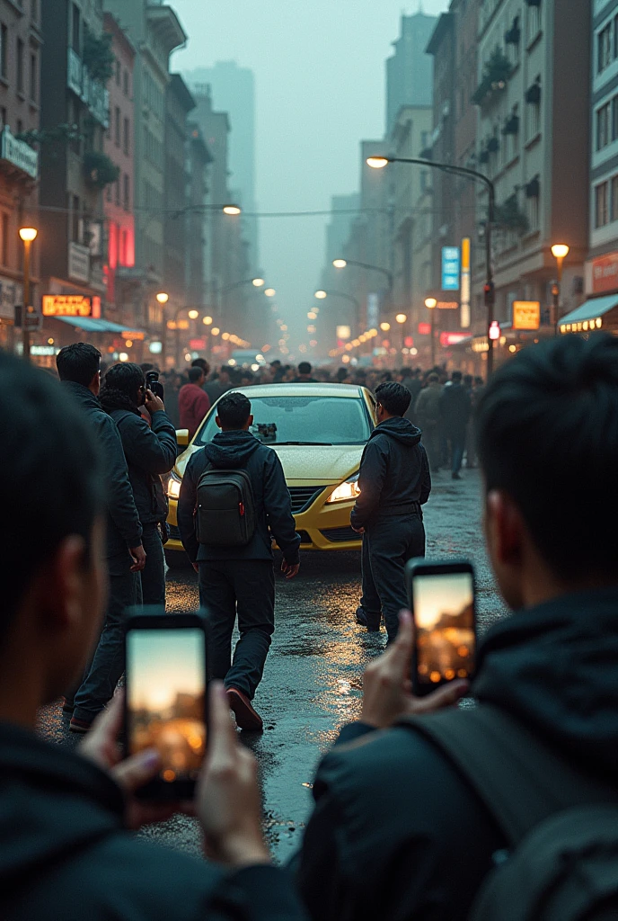 People watching accident took place some people taking videos and photos is there humanity still..?