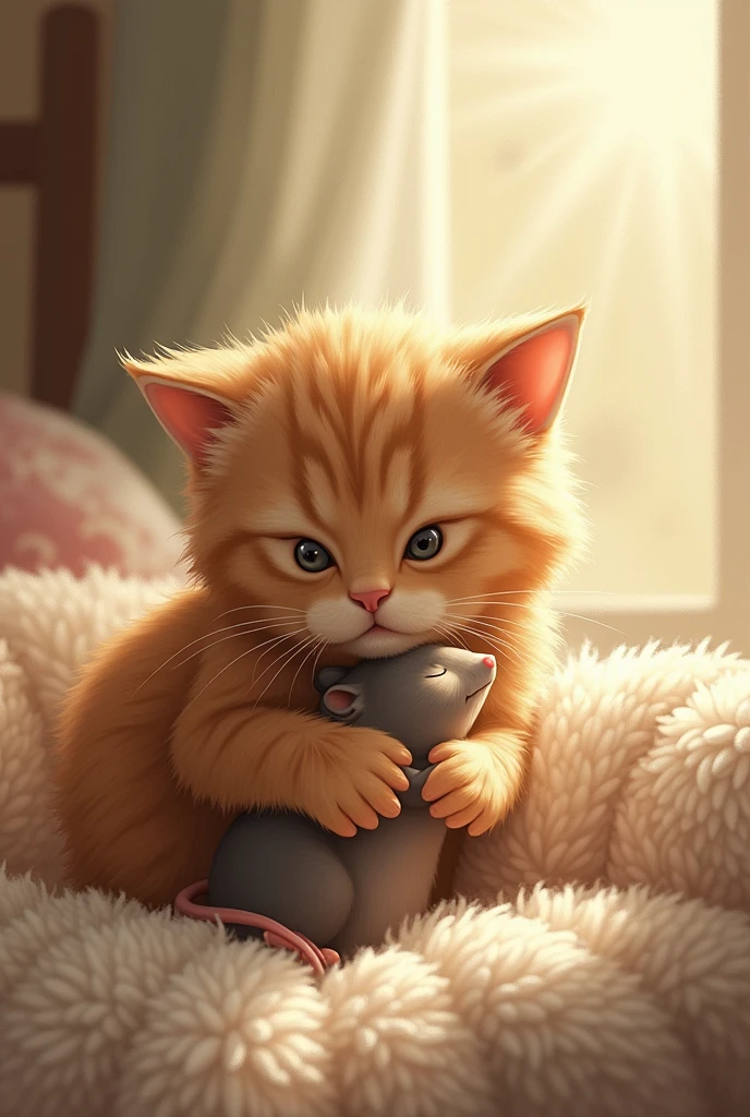 A loving cat and mouse