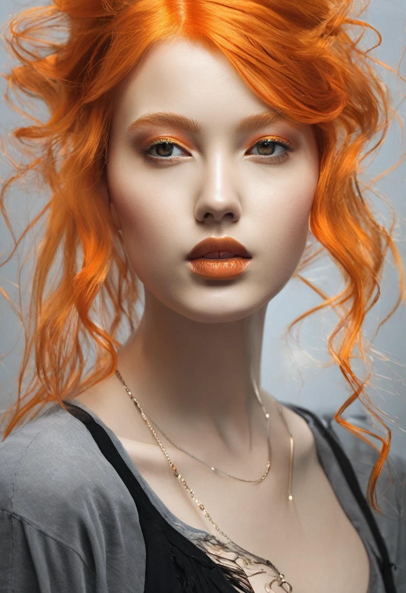 Girl with orange hair