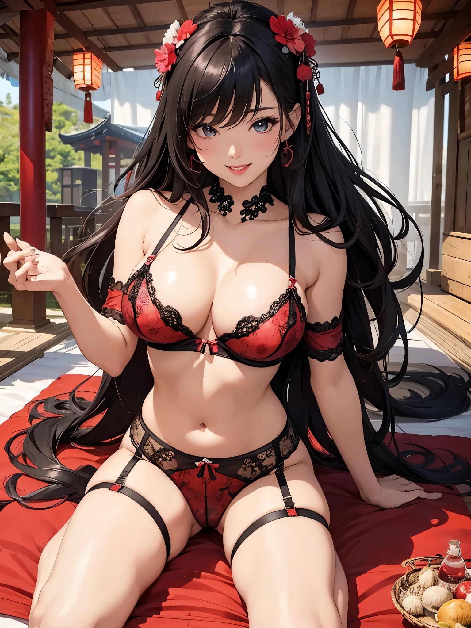 High definition、Highest quality、 beauties、Glossy Skin、Skin like in the picture、Flowing hair texture、Various Hairstyles、Various hair colors、Red lips、G-cup bust、Smiling Beauty、Beautiful woman in cute summer clothes、Cute camisole、Belly button、Cleavage、Colorful garter belts and fishnet stockings、Beautiful girl with erect nipples、Standing pose、Beauty in sexy pose、Exposing her belly button、Japanese Festivals、fair、stall、Butt Exposure、Beautiful woman massaging her breasts、Lying、Colorful sexy lingerie、On all fours、Pretty lips、feminine、Skin like in the picture、Smiling Beauty、front、whole body、Glossy Skin、Flowing hair texture、
