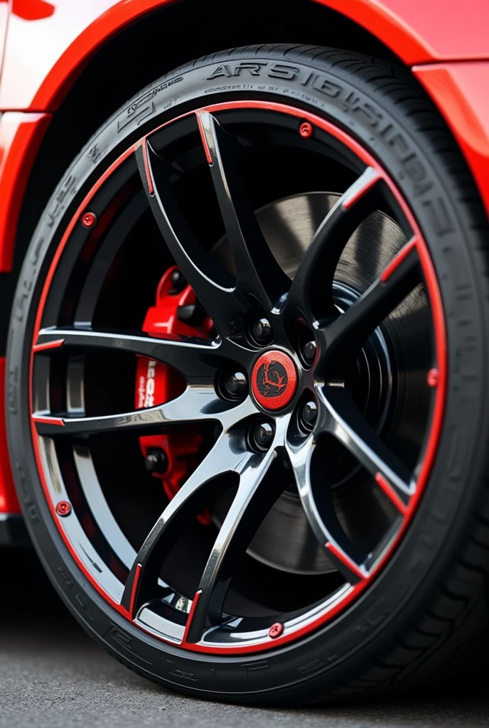 Create some sporty rims Rim 16