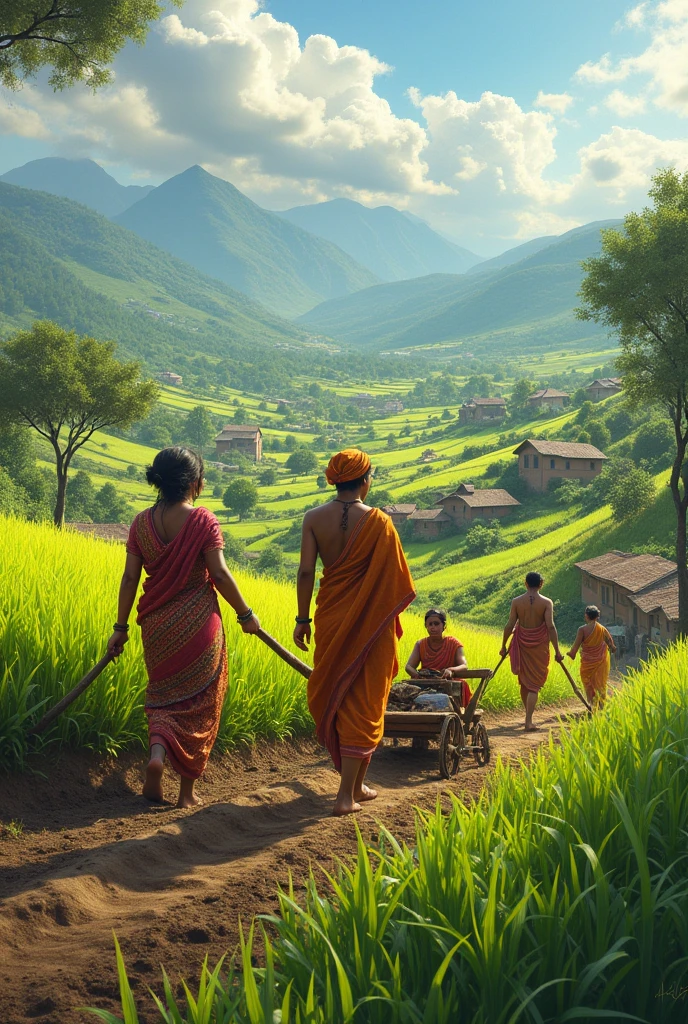 Imagine Indian farmers and environment