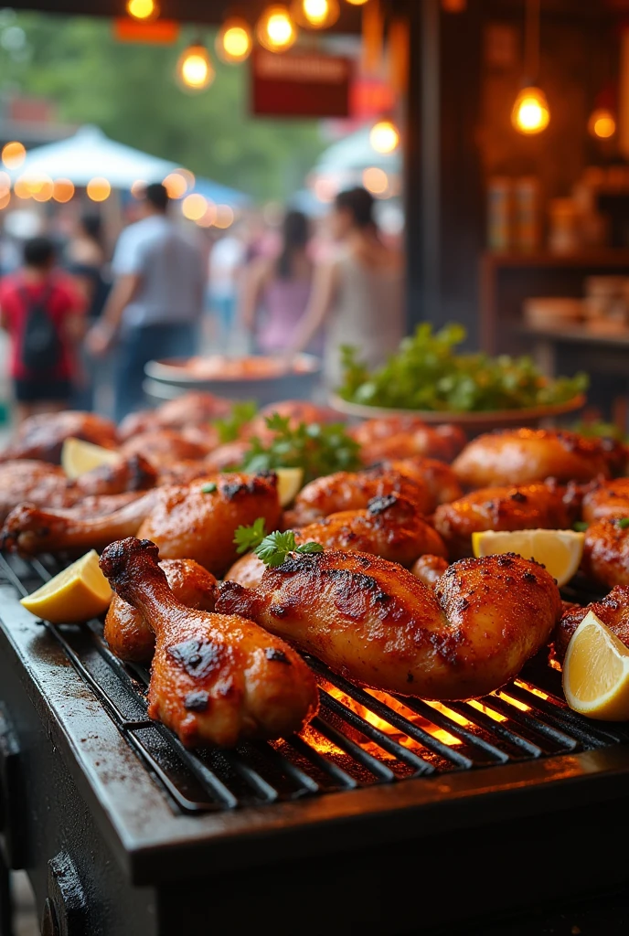 I have a chicken and meat grill and I want an image for social networks