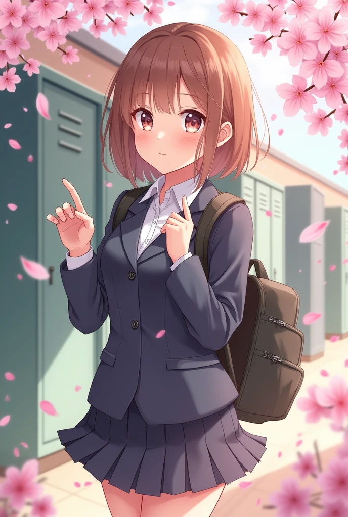 Schoolgirl anime manga without skirt