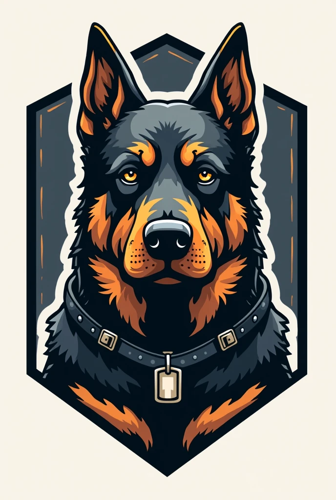 Logo for a men's clothing store, using the characteristics of a dog