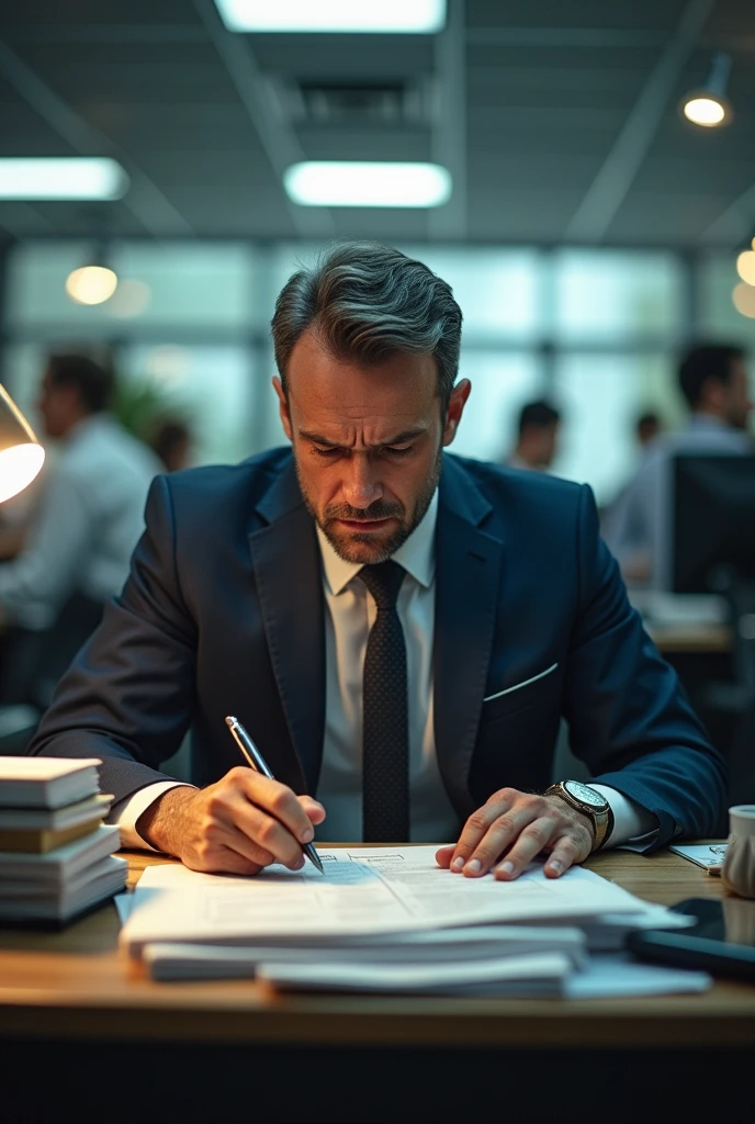Make a man anxious at work