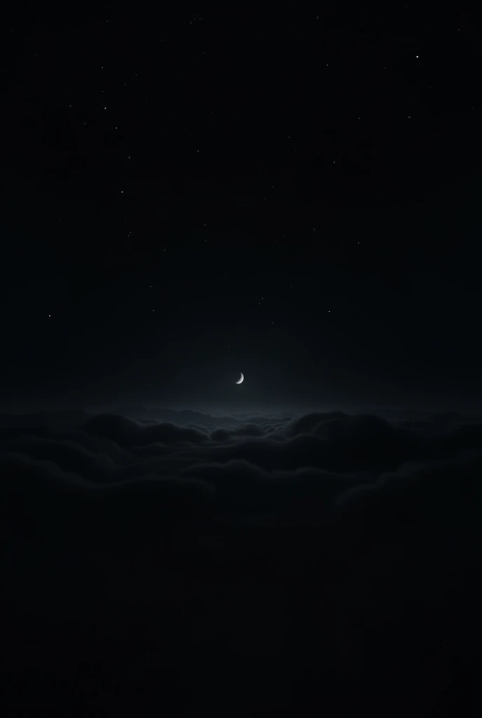 A black sky