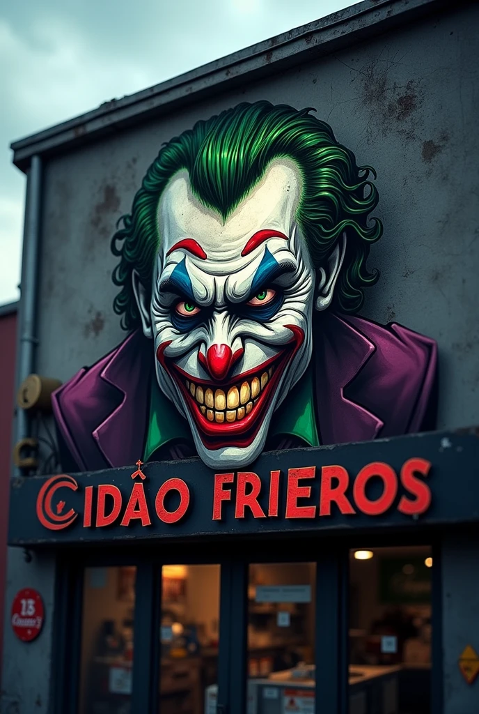 A poster with a clown printed on it that says barra brava and the number 12 in red and black