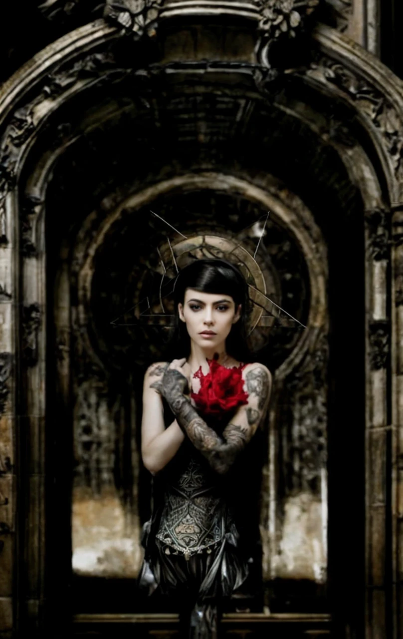 beautiful seductive woman, greeneyes, very big tits, long straight black hair, vampires, dark, sexly, bloodstains, tatoo, realisitic, hellish mascara, The Queen of the Damned, condessa bathory, Elvira the queen of darkness, vampirela, xena, 8k, Maximum quality, (very detailed head: 1.0), (very highly detailed face: 1.0), (very detailed hair: 1.0),