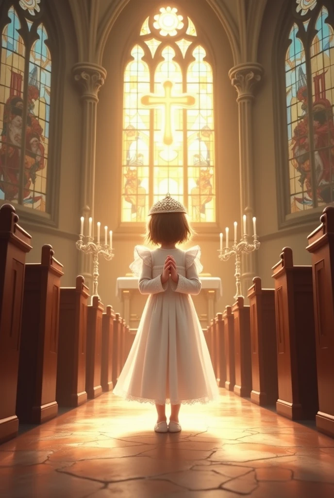 I want a cover letter with the words my first communion