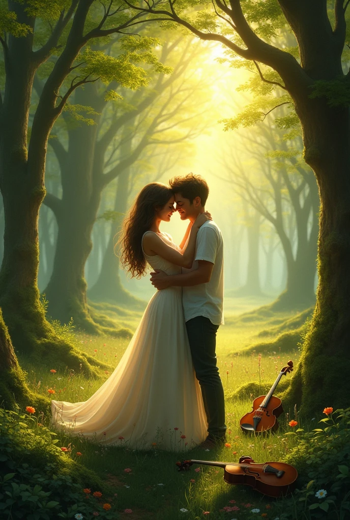 love, forest, music