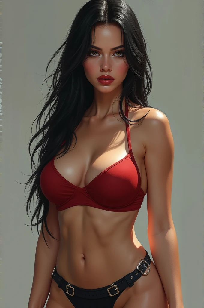 realisitic, ⁹Mai Shiranui, fatal fury, sexly, perfect nipple, perfect shaped breasts, "perfect areola", wet hair, new, turned legs