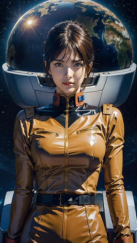 Mobile Suit Gundam、Normal Suit


、Latex suit、Body
female、Earth Federation Forces、