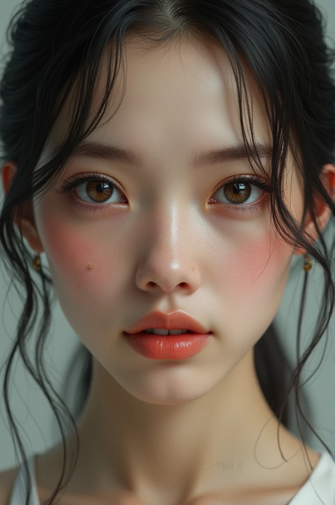 Realistic Woman Face 