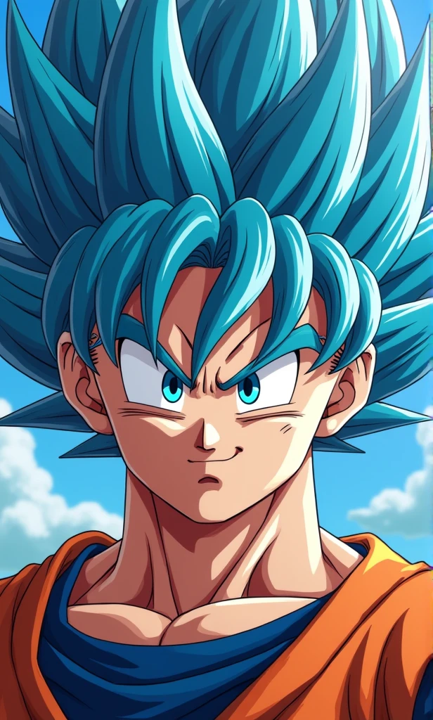a close-up of a person with a very large body and a very large body, ultra instinct, an epic anime of a man of energy, manga wallpaper 4k, Super Saiyan Blue, Anime Wallaper, 4k anime wallpaper, 4k anime wallpaper, 4k anime wallpaper, dragon ball character, Very detailed portrait of Goku, human goku, Super Saiyan Goku