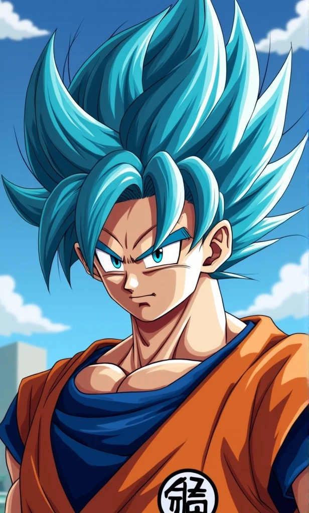 a close-up of a person with a very large body and a very large body, ultra instinct, an epic anime of a man of energy, manga wallpaper 4k, Super Saiyan Blue, Anime Wallaper, 4k anime wallpaper, 4k anime wallpaper, 4k anime wallpaper, dragon ball character, Very detailed portrait of Goku, human goku, Super Saiyan Goku