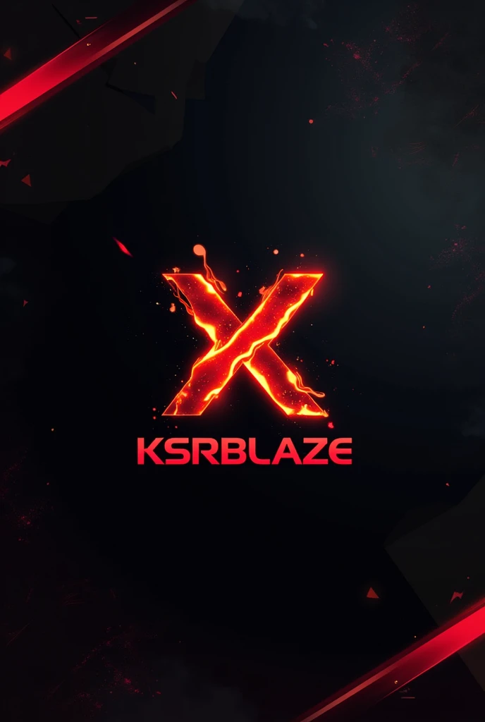 Generate me a clothing brand image with the KSRBlaze logo