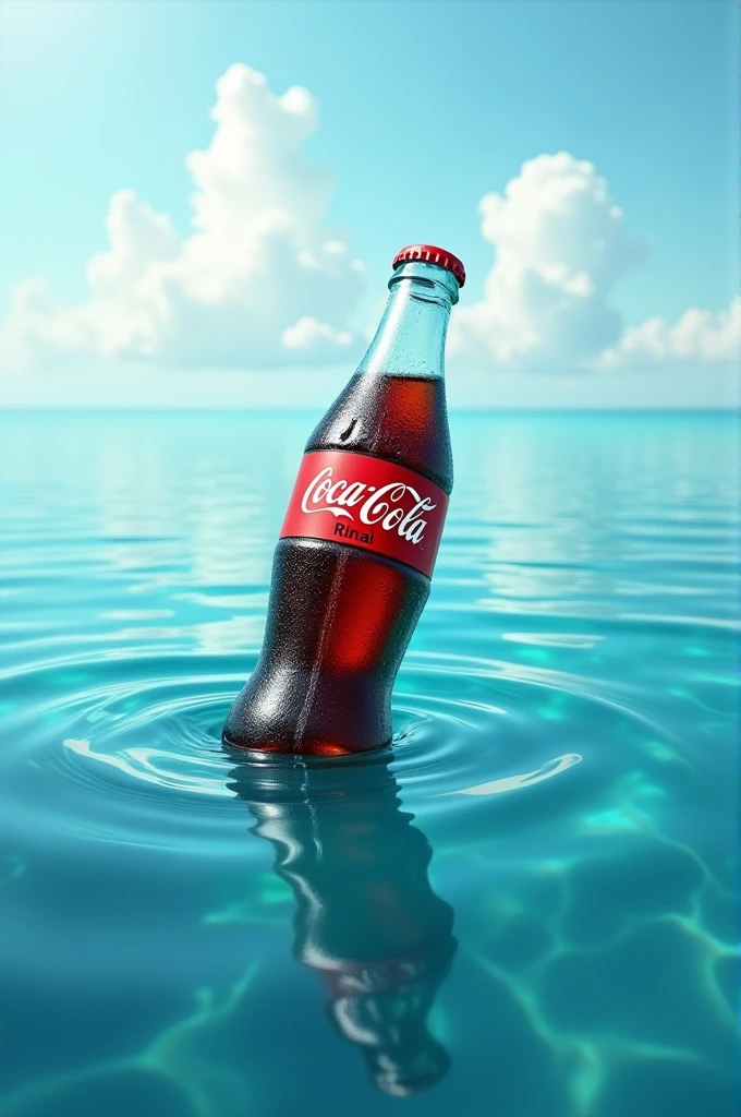 Believe me, a Coca-Cola with Rina's name on the bottle in the sea
