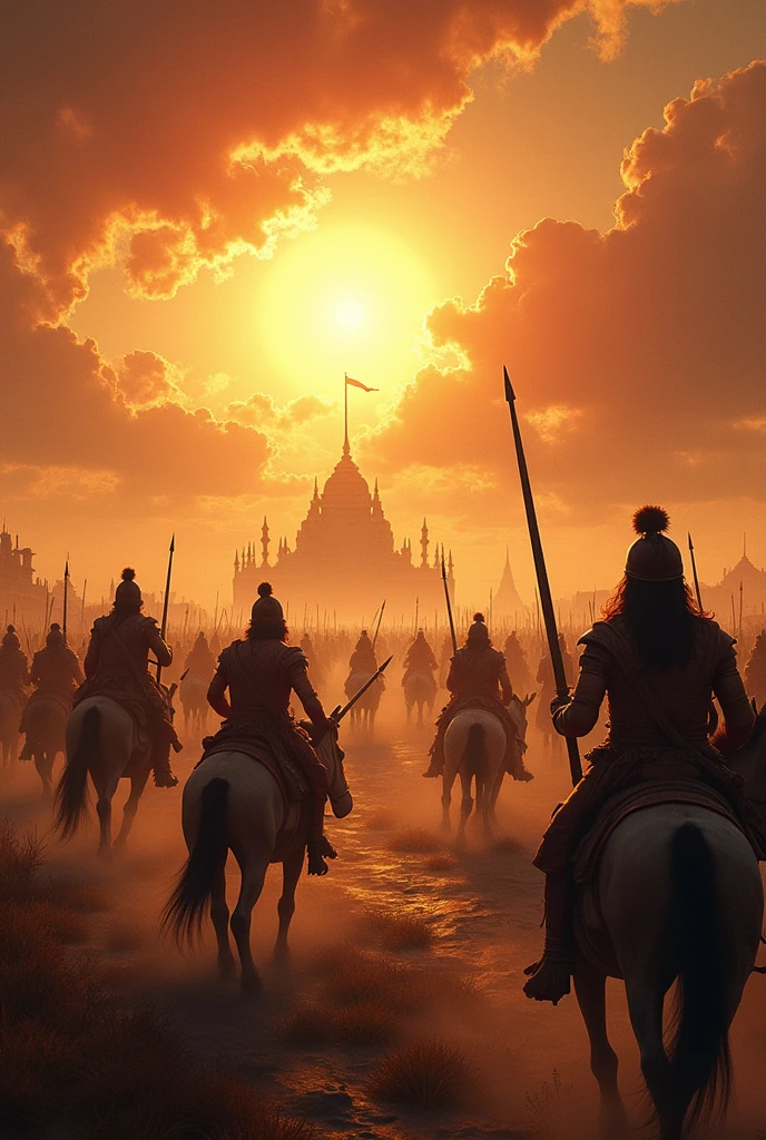 In the epic Mahabharata, the great Kurukshetra War, also known as the Mahabharata Yudh, is a central event. The war was fought between the Pandavas and the Kauravas, two branches of the same royal family. The Pandavas, led by Yudhishthira, sought to reclaim their rightful kingdom from the Kauravas who had unjustly usurped it.
The war lasted for 18 days and was filled with complex relationships, moral dilemmas, and strategic battles. The two sides were supported by powerful allies and divine interventions played a significant role in shaping the outcome of the war.
Key moments of the Mahabharata Yudh include the famous Bhagavad Gita discourse between Lord Krishna and Prince Arjuna on the battlefield before the war began. Lord Krishna served as Arjuna's charioteer and imparted spiritual wisdom and guidance to him during this critical moment.
The war saw many acts of valor and sacrifice, as well as instances of betrayal and tragedy. Ultimately, the Pandavas emerged victorious but at a great cost, as they lost many loved ones during the conflict.
The aftermath of the war led to the establishment of dharma (righteousness) and the ascension of Yudhishthira as the rightful king. However, the war also left a lasting impact on the characters involved, showcasing the complexity of human nature and the consequences of their actions.
For a YouTube thumbnail, you could depict a dramatic and epic scene from the Mahabharata Yudh, such as the Kurukshetra battlefield with soldiers in battle, Lord Krishna with Arjuna in the chariot, or a moment of conflict between key characters like Arjuna and his cousins. Adding text like "Mahabharata Yudh: Epic Battles and Divine Intervention" could help viewers understand the theme of the video.