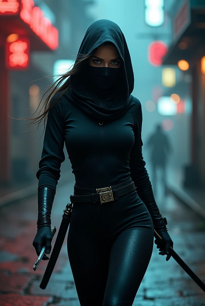 a ninja woman