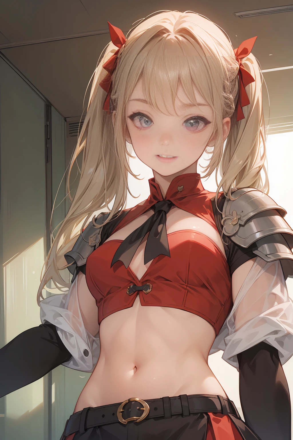 double v,from front,focus on panties,crotch seam, fine underwear,{{{print panty1.1}}},flat chest
,BREAK,
zetadef, braid, hair intakes, twintails, hairband, red armor, shoulder armor, skirt, thighhighs, gauntlets, belt, midriff, cleavage
,BREAK,
from front, {{{shaded face}}}, mock, Haughty,Patronizing,Scoffing,smile big, happy smile, open mouth, looking down at viewer, masterpiece,absurderes, beautiful detailed face
BREAK,
,Squat,looking down at viewer,Squatting,
(lower body shot, View from below, View from the front:1.5), very low - angle,looking down at viewer,
((masutepiece,hight resolution)), masutepiece, Best Quality, , absurderes, Perfect Skin, Detailed skin texture, ultra-detailliert, 8K, Intricate details, beautifull detailed face,hight resolution, 1girl ,from front.
indoors,locker room