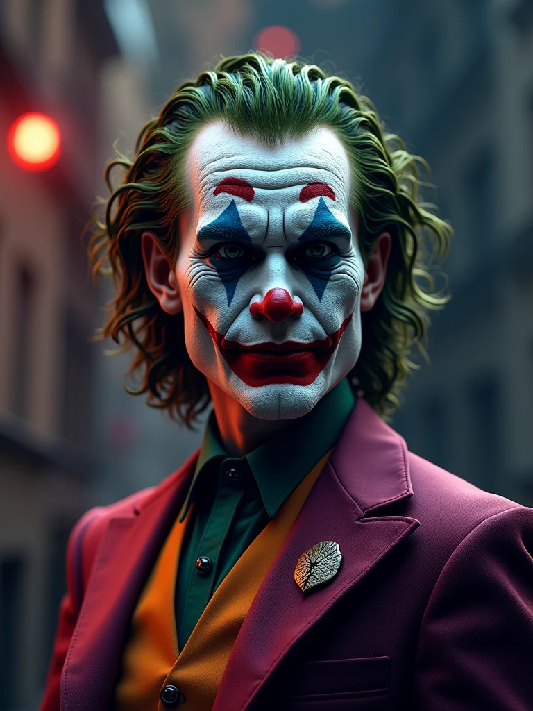 logo "snvaj" stylish letter logo front, background joker , realistic and attitude with logo joker
