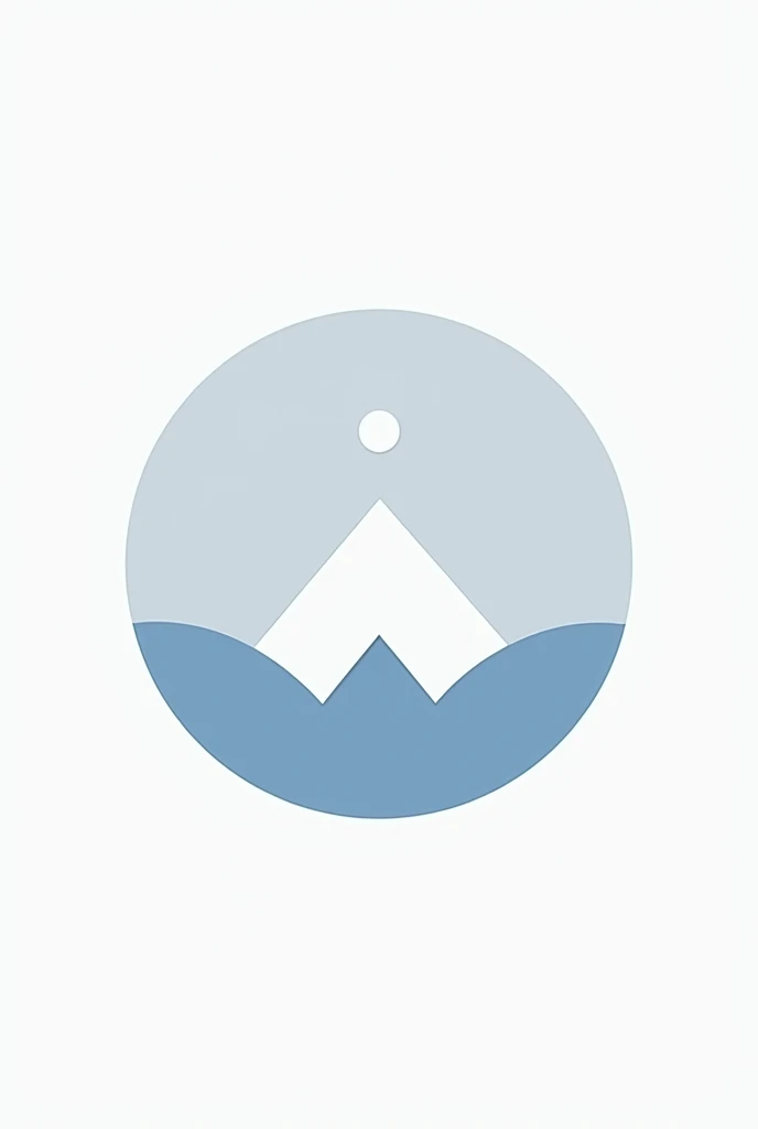 A logo for a student university political party: The political party is called AulaCero Logo: A simple circle, but powerful, representing a new beginning. inside the circle, A diagonal line divides the space into two equal parts., symbolizing before and after. A small triangle points upward from the split point, representing growth and progress. The colors would be mainly white, light blue and light grey, creating a feeling of cleanliness and modernity.