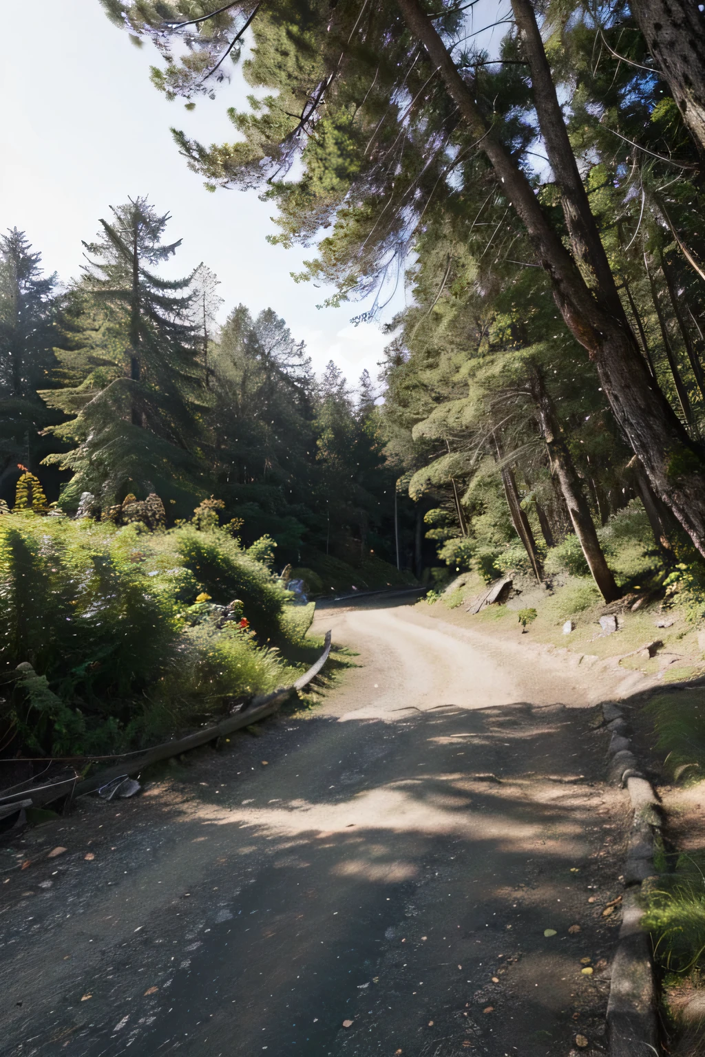 Discover the beauty of Vancouver Island, Canada. The wooden pathway in today's image, surrounded by ancient pine and cedar trees, leads to Kennedy Lake, the largest freshwater body on the island. The lake covers a surface area of 16,000 acres. It is part of the ancestral lands of the Tla-o-qui-aht First Nation where the Clayoquot and Kennedy Rivers meet. Tofino, over 24 miles away, has a real surf vibe. This small coastal town is a sanctuary for hikers, bird watchers, artists, and dreamers. Famo
