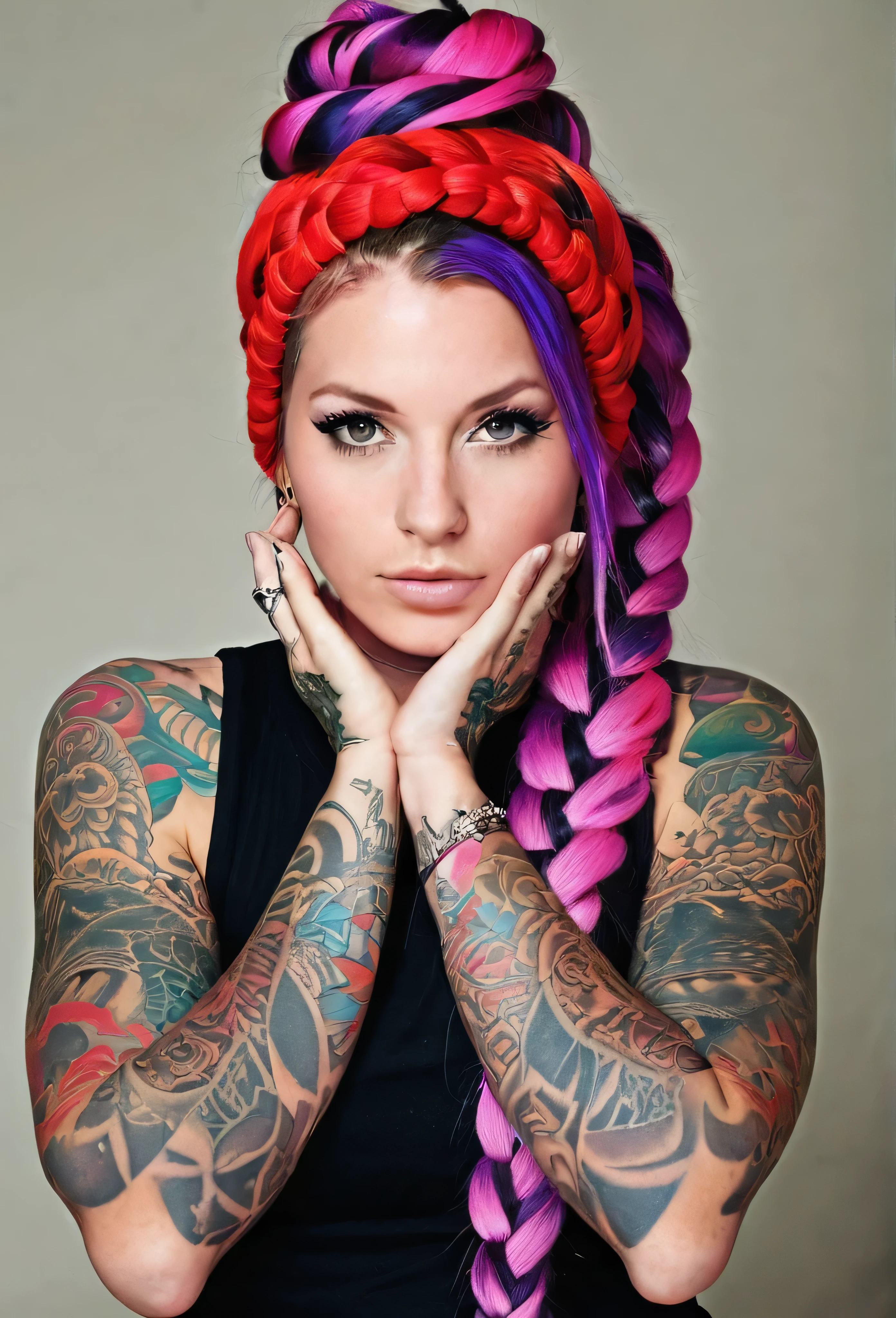 very most extremely skinniest looking very most extremely typical looking girl with very most extremely longest very most extremely longest very most extremely longest very most extremely vibrant very most extremely thickest very most extremely thickest very most extremely thickest pink and purple braided dreads ponytail hair colors in the world with lots of tattoos in arm and face, with lots of tattoos in arms and face ever possible ever, very most extremely covered with lots of tattoos in arms and face ever possible ever, world record for the very most extremely very most largest very most extremely very most highest amount of lots of tattoos possible in arms and face in the world ever possible ever, very most extremely highest amount of lots of tattoos in arms and face ever possible ever x very, most extremely shortest, very, extremely skinny, very extremely very, typical looking white woman wearing very most extremely massive very most extremely longest very most extremely oversized very most extremely heaviest very most extremely thickest very most extremely baggy very most extremely biggest clothing with lots of darkest tattoos in body and body, with lots of darkest tattoos covering body completely in darkest tattoos possible, with lots of darkest tattoos in arms and body, with very, most extremely longest, very most extremely thickest very most extremely longest lengthy longest length ever possible, very most extremely thickest very most extremely longest very most extremely longest in the world ever possible, very, most extremely longest, very most extremely thickest very most extremely longest, very, most extremely longest brightest bright red braided pigtails hair color ever possible ever, wearing a very most extremely thickest very most extremely softest very most extremely longest very most extremely thickest very large red beanie ever possible ever with matching red very most extremely gigantic rectangle sized sunglasses, close up photo x mixed together
