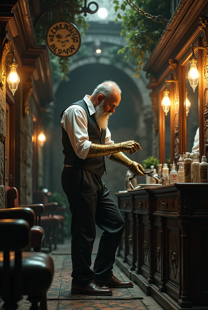 Golden hand barber shop
