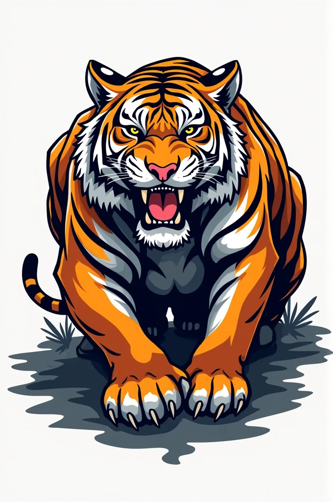 Tiger shaped logo