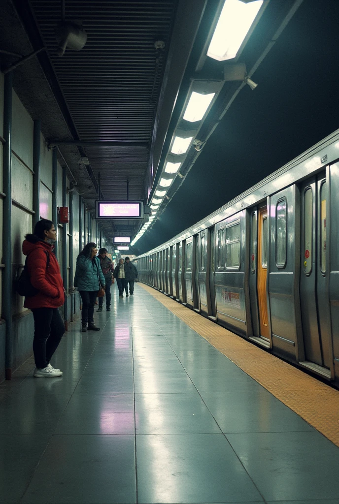 outside look of the mumbai metro station