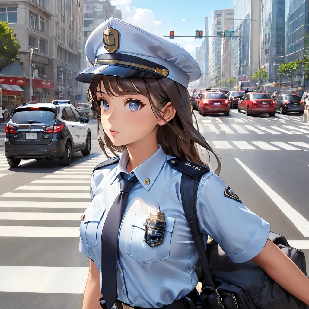 traffic police woman