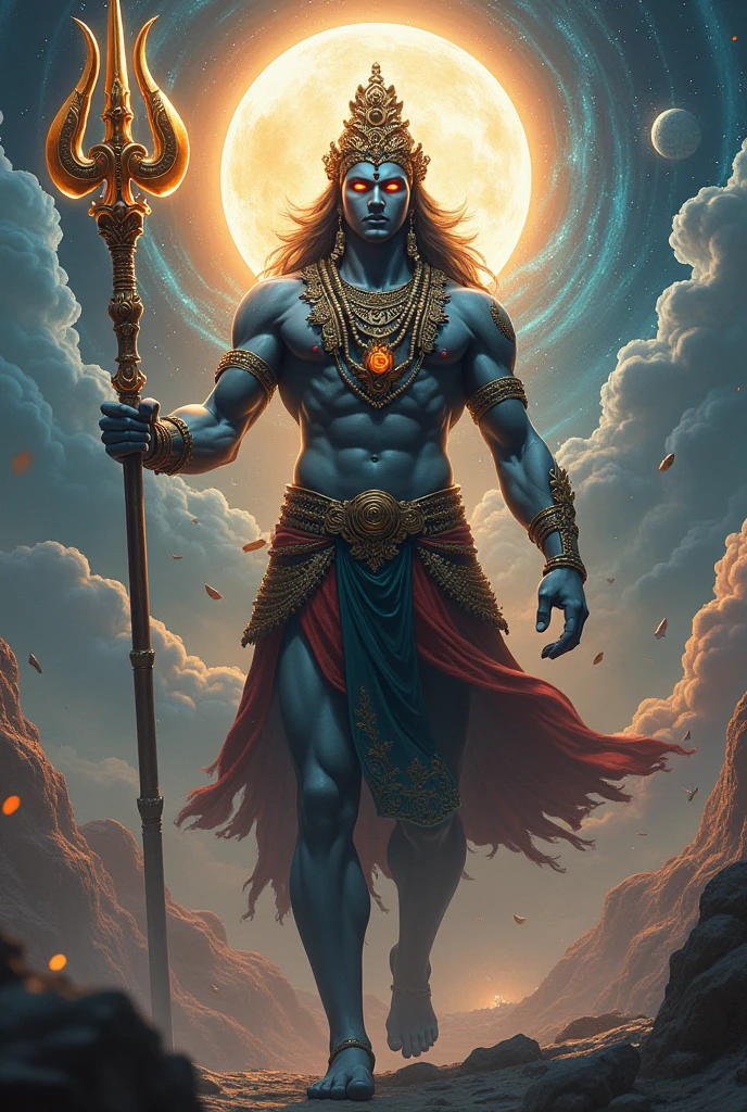 Mahakal hold trishul and superpower full aur super powerful