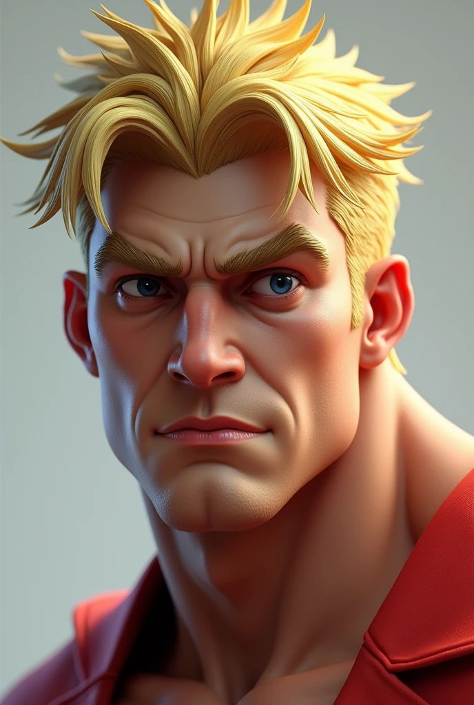 (photorealism:1.2)

Ken Masters from Street Fighter if he was a real person. Pay attention to his distinctive facial features like eyebrows, nose, eyes and his hair. However make sure that it’s resembling that of a real life human being.