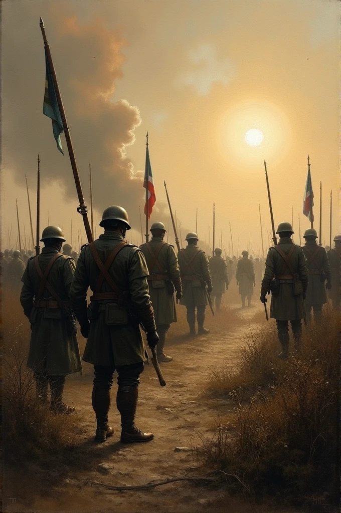 But it is not complete glory to win in battle,
That the arm that fights is animated by truth.
Independence alone does not silence the great clamor:
If the sun shines on everyone Justice is freedom.