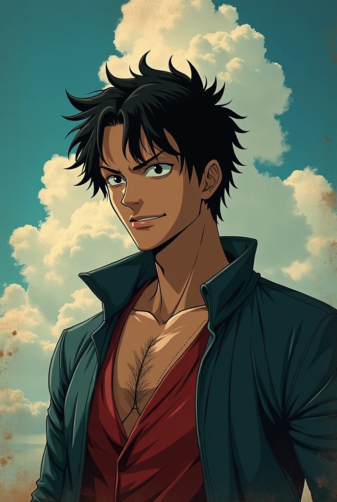 create a wallpaper one piece web series only one man realistic