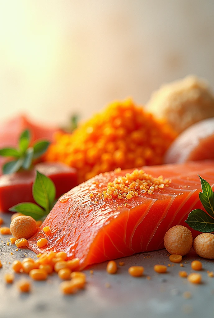 Create an animated fish food image to put as your Instagram profile picture of recipes