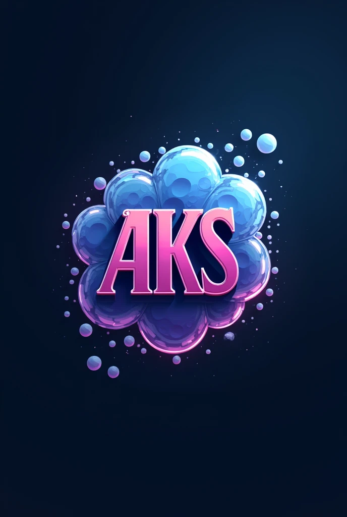 Can u make a logo using AKS for eSports with cloud decorations