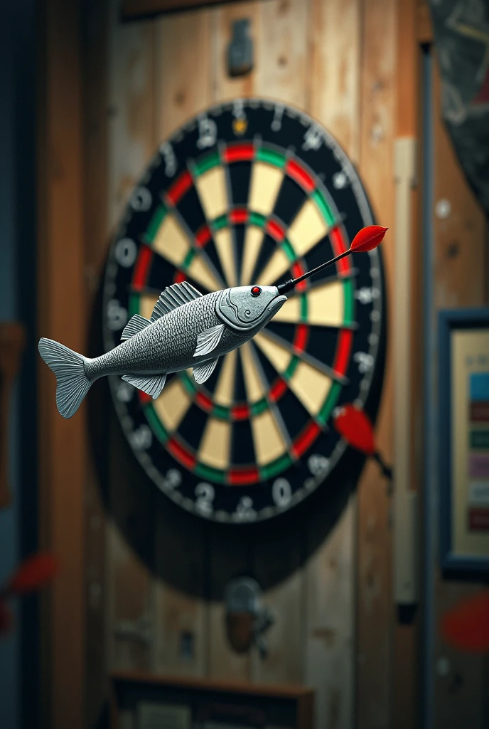 Fish shooting darts